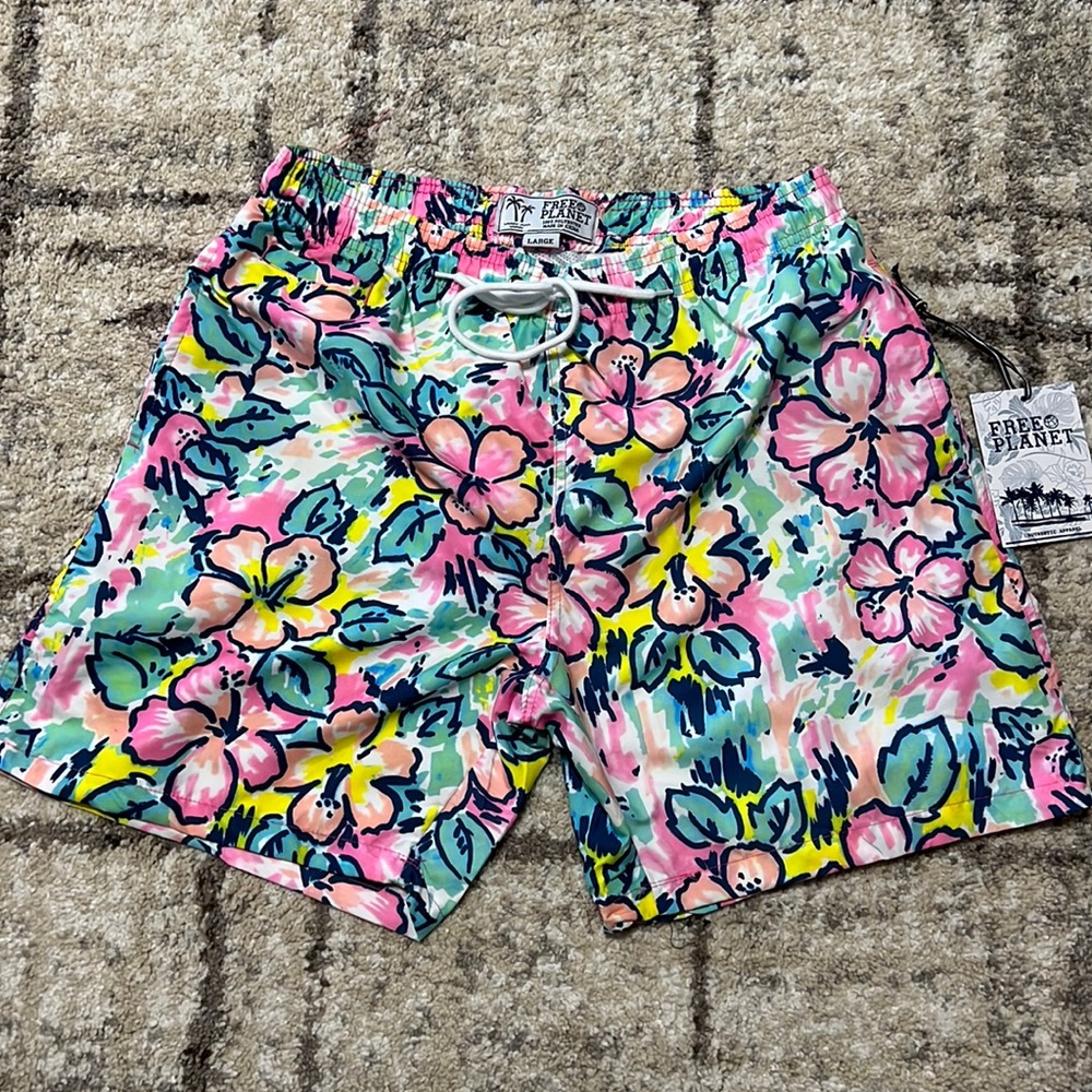 Men’s Free Planet Swim Trunks